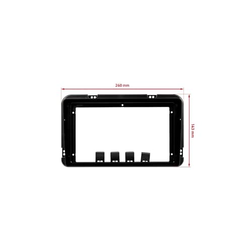 Cadre de finition pour autoradio Android 9" ajustement haut de gamme - 4