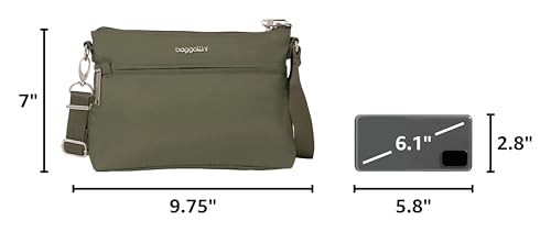 Image of Baggallini Securtex Anti-Theft Memento Crossbody
