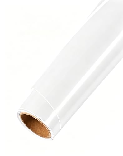 Image of Gloss White 3ft x 5ft Vinyl Wrap, Scratch Resistance Car Wrap for Motorcycles, Laptops, Cell Phones and Furniture with Air Release Technology (Gloss White)