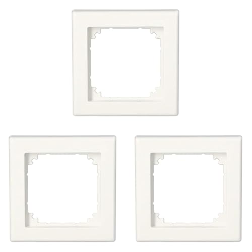 Schneider Electric Merten 478119 M-SMART Rahmen 1fach 3er Pack polarweiß