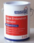 Remmers Aqua Endanstrich Hoch deckende Streichqualität zur Pflege, Renovierung und Neuanstrich Holzfarbe WeiÃŸ 2.5 L
