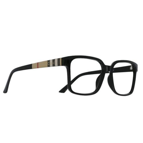 Lunettes rétro pour hommes et femmes avec charnières robustes et verres larges