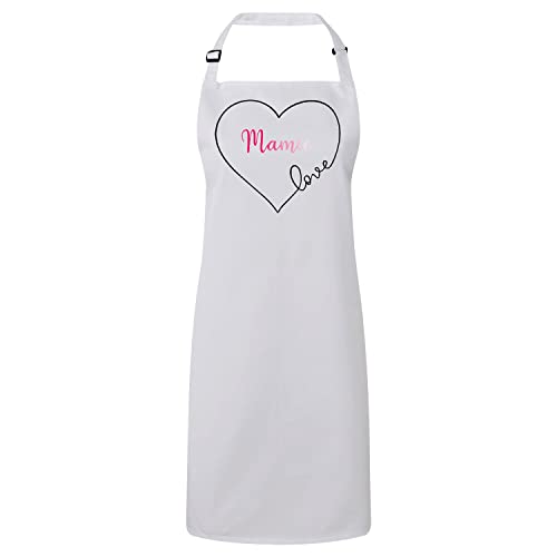 Tablier cuisine premium amie love au tissage robuste et finitions soignées