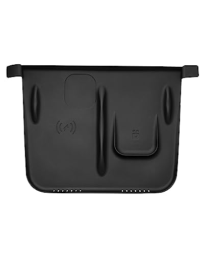 Shademax Custom Fit for Center Console Wireless Charger Mat Tesla Model Y Model 3 2025 2024 2023 2022 2021 Wireless Charging Mat Anti-Slip Silicone Cover Phone Pad for Model Y/3 Interior Accessories