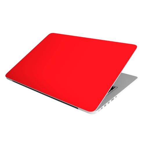 Image of Laptop Skin Stickers HD Quality Sticker for Laptops Upto 15.6 inch (Dustproof|Waterproof|Scratchproof|Reusable) - BE VVD Orange (2015)