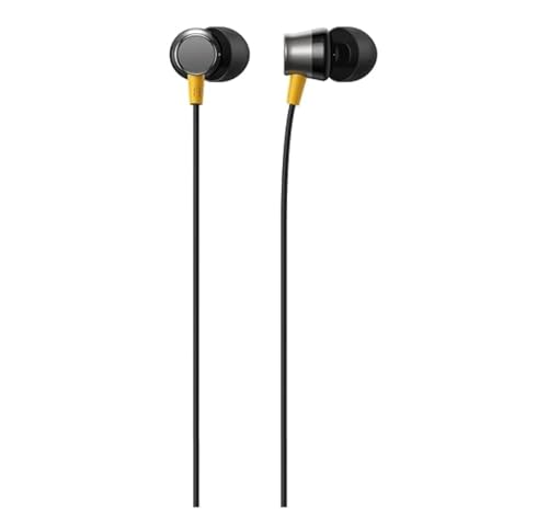 Image of [Orginal] Wired Earphones for Realme Wired USB-C Buds 3 - Type-C in-Ear Headphones with Mic, Crystal Clear Sound & Bass, Compatible with Realme GT Neo 6, 12x, 11 Pro+, Narzo 60 Series 1 Year Warranty