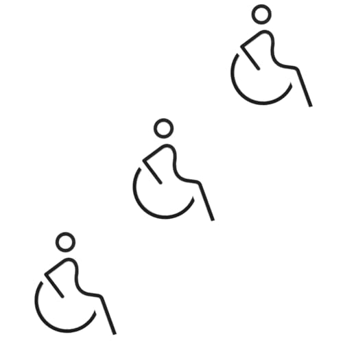 Autocollant signe public handicapé Alipis adhésif haute visibilité