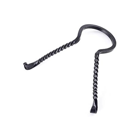 Ulfberth Hand-forged Omega drinking horn stand made of steel, medieval stand for drinking horn, Viking Met (S) Cover