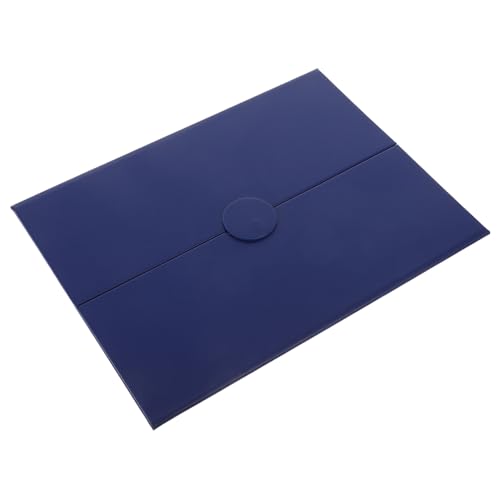 Porte-certificat A4 bleu à trois volets SHINEOFI pour couverture de diplôme