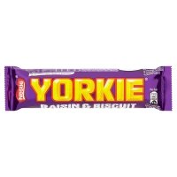 British - Nestle Yorkie Raisin & Biscuit Chocolate Bar 36 x 44g
