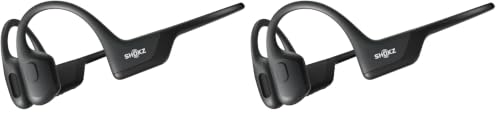 Image of SHOKZ OpenRun Pro - Open-Ear Bluetooth Bone Conduction Sport Headphones - Sweat Resistant Wireless Earphones for Workouts and Running with Premium Deep Base - Built-in Mic, with Hair Band (Pack of 2)