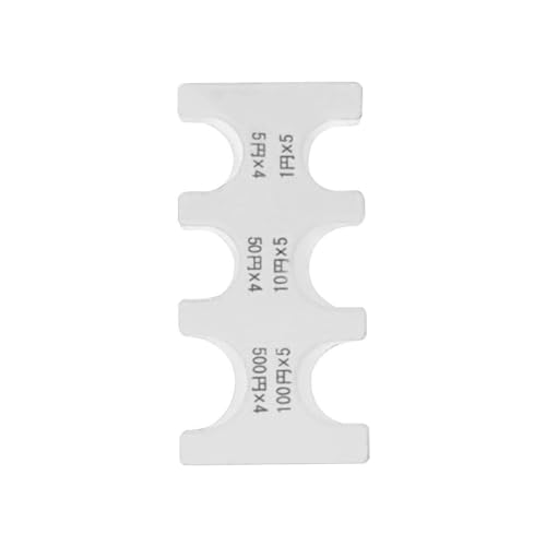 コインホルダー 携帯用コインホルダー コイン収納 硬貨収納コインを分類できる 2775円（計27枚）コインケース 貨幣専用ケース 小銭財布 硬貨分類ケース 振っても落ちない 軽量 コンパクト 片手で取り出せ 小銭 整理 外出 (ホワイト)
