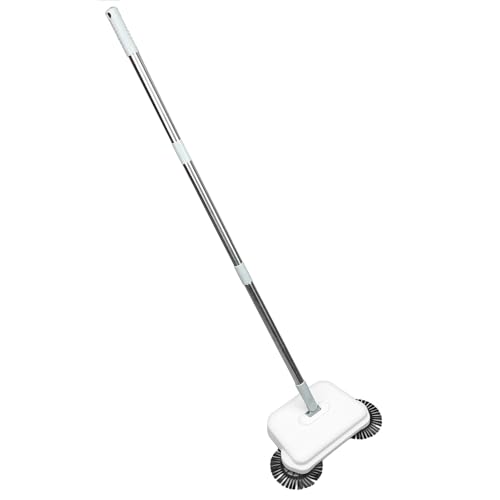 Balai de sol à poussée manuelle avec vadrouille rotative légère