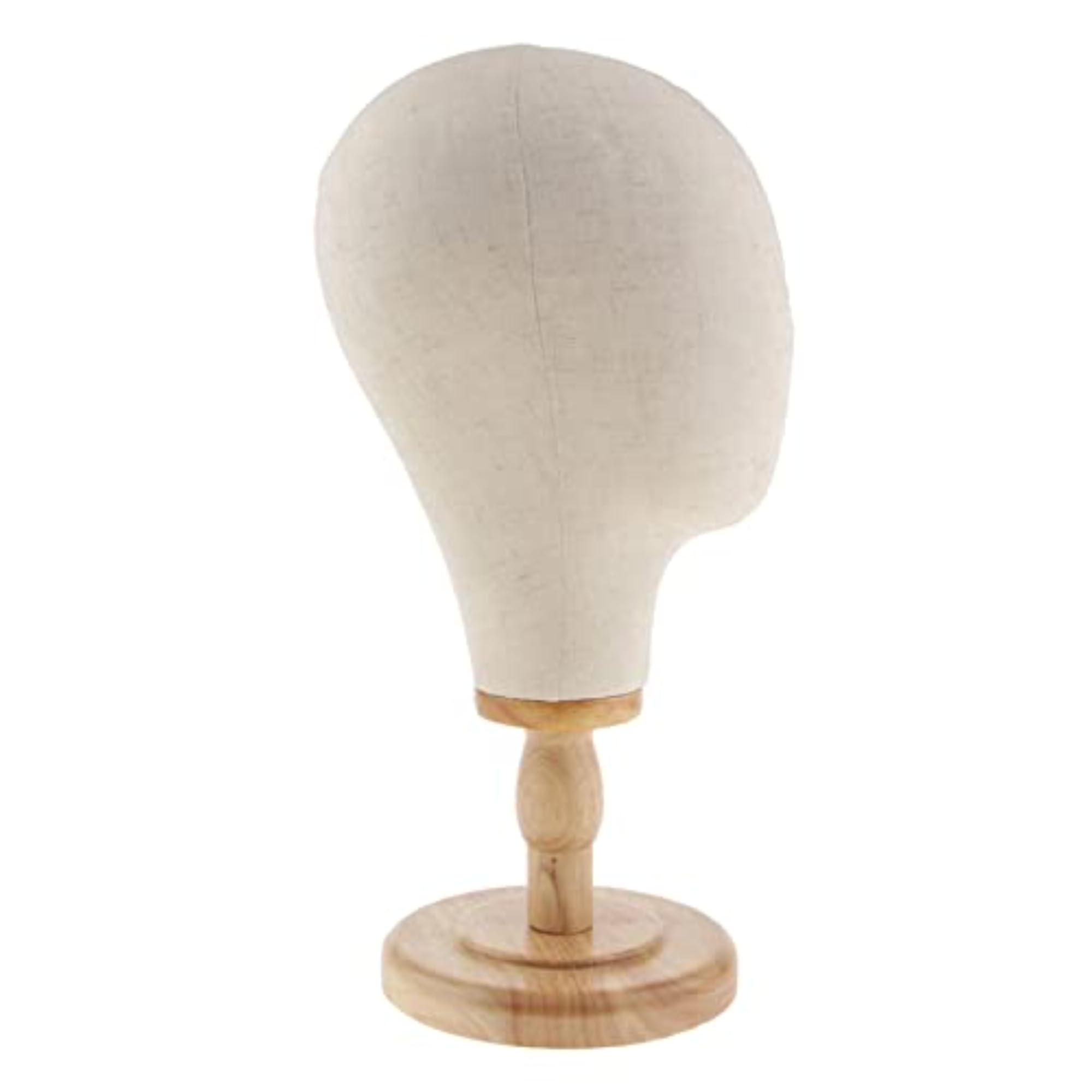 Beige Color Canvas Block Head for Hair Extensions