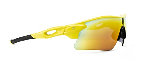 Image of Velocity Optics - S /VC2239 /C8R UV Protected Polycarbonate Lens Sports Sunglasses for Men Driving Cricket Fishing Cycling Sunglasses