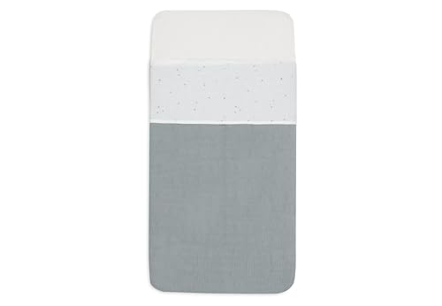 Jollein Drap de lit pour Enfant - Twinkling, Vert mer - 120 x 150 cm - 100% Coton - Certifié...