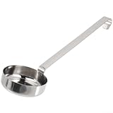 Louche à sauce à fond plat pour cuillère à pizza et épandeur de sauce tomate, louche ...