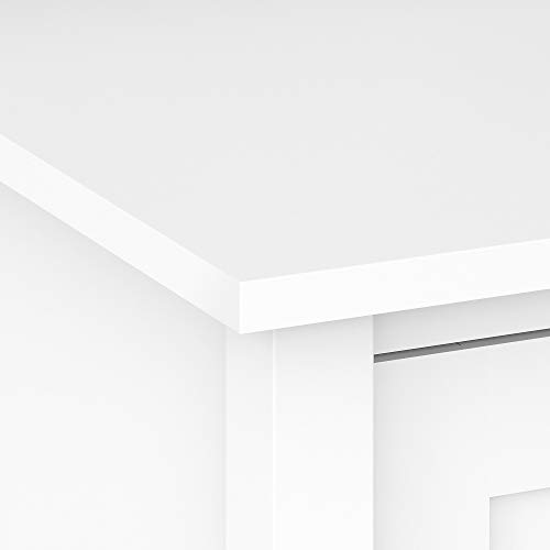 Bush Furniture Lateral File Cabinet With Satin Chrome Hardware Broadview Collection 2 Drawer Filing Unit For Home Office 40Wx20Dx30H #TOP4