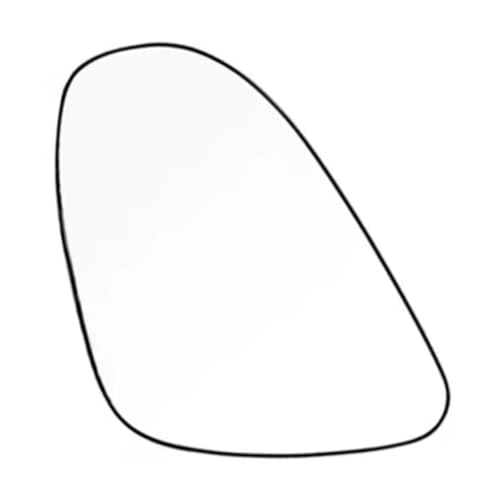 Verre de rétroviseur gauche Toyota Yaris pour réparer votre miroir cassé