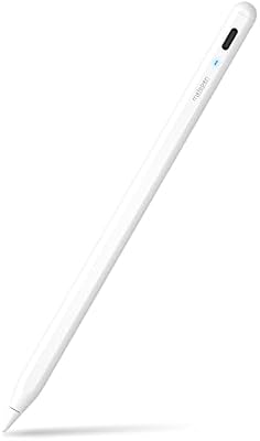 Metapen A8 Lápiz para iPad 2018-2025,Precisión de Píxeles y Baja Latencia Líder en la Industria,Ideal para Tomar Notas,Apple Pencil con iPad 11/10/9/8/7/6,Pro M4/11/12.9"/13",Air 3/4/5/M2/M3,Mini 5/6