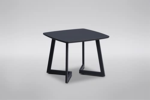 Table Basse Tibet 1 Noir Raffiné Meuble de Salon Design Carré - 7