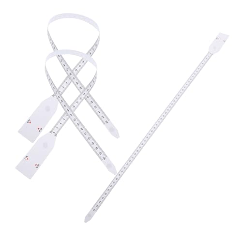 ERINGOGO Soft Plastic Head Circumference Arm Tape Measure 3 Pieces Odorless Scratch Accurate Portable Measuring Tool Random