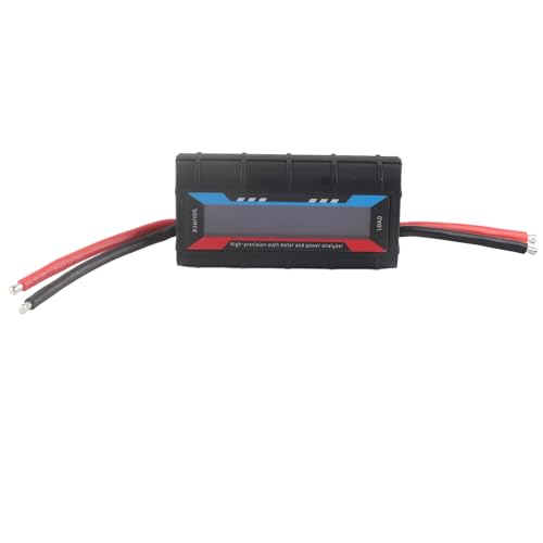 4.8V to 60V Digital RC Watt Meter, 150A Power Analyzer Voltage Current Consumption Monitor for Battery and Watt Usage Meter for Model Airplanes, Drones, Cars