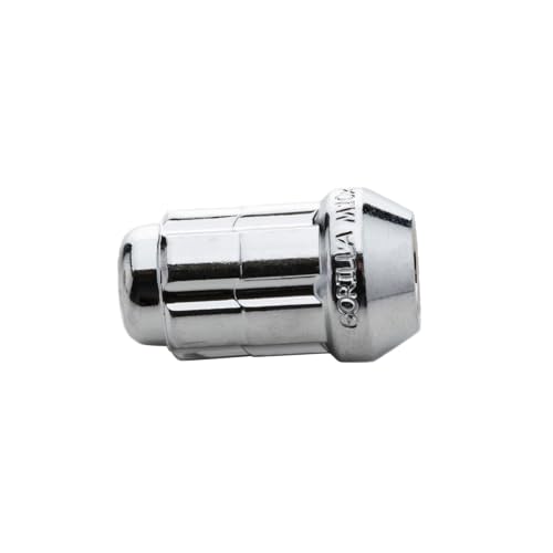 Image of Small Diameter Spline Acorn Lug Nuts - 17mm & 19mm Dual Hex Key - 3 /8 inch-24 Thread Size - Chrome Finish - Set of 16 (K4CS-00038GR)