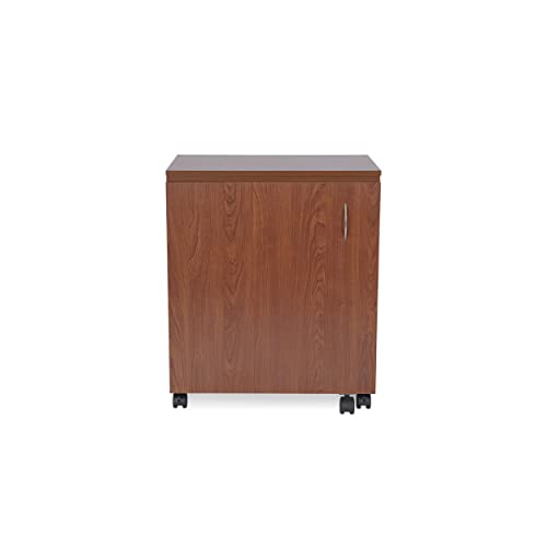 Arrow Sewing Classic Furniture “Judy” Sewing Cabinet: Portable, Folding, Compact, Locking Wheels, with Storage Bin and Hydraulic Machine Lift-Teak