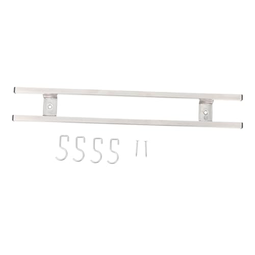 BEBEMOKO 1 Juego Portacuchillos magnético estante magnético ganchos magnéticos imanes manos portaherramientas knife holder estante cortador estante de corte de acero inoxidable imán Silver
