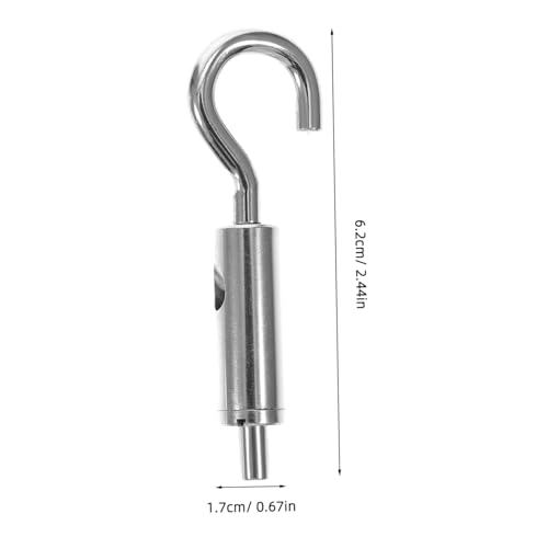 5Pcs Gancho y Ojal Tensores para Cable para Equipos miniatura 2