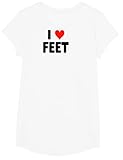 I Love Feet Fußarzt, Herzform, lustig, Podologie T-Shirt