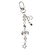 xbiez Stylish Key Chain Fashionable Bowknot Keyrings Butterfly Knot Keychain for Women Girls Bear Heart Phone Decoration, 4