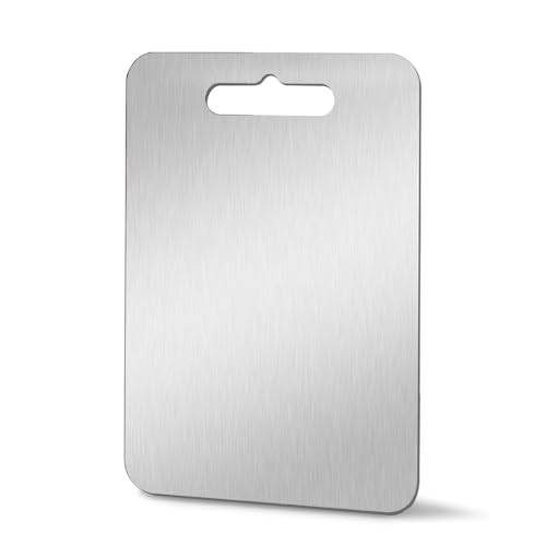 Tabla de cortar profesional, material que no se deforma con almohadilla antideslizante, doble cara para cocina y camping