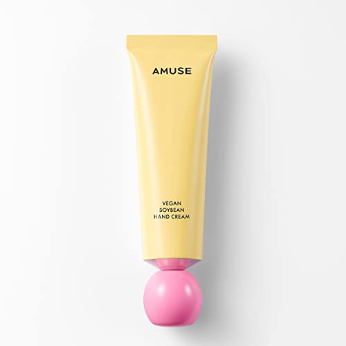 Amuse Vegan Soybean Hand Cream With Shea Butter Panthenol Ceramide For Dry Hands L Quick Absorption With Ultra Moisture And Hydration 3 Types Of Soybean Creams (Energy) #TOP25