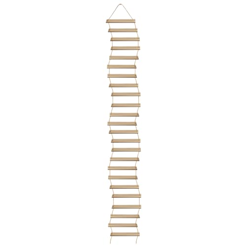 Wichteltür Strickleiter 1M Wichtel Strickleiter Wichtel Zubehör Strickleiter Miniatur Leiter Geeignet für Wichteltür Weihnachten Dekoration Boden & Küchenschrank