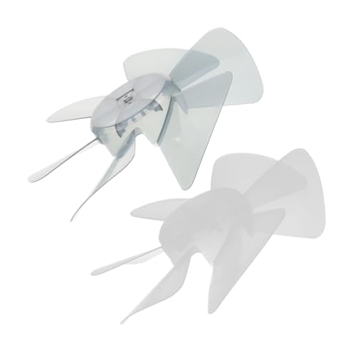 HONMEET 2個羽根卓上扇風機交換用プラスチック扇葉 静音設計で多機種対応 立ち 壁掛け扇風機用パーツ 交換簡単で耐久性向上