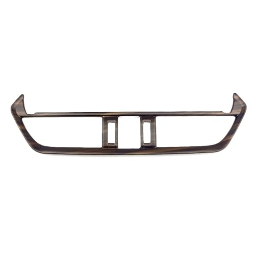 Accesorios de coche de color madera de melocotón, decoración interior, consola central, aire acondicionado, marco de ventilación para Toyota Rav4 2020-2024
