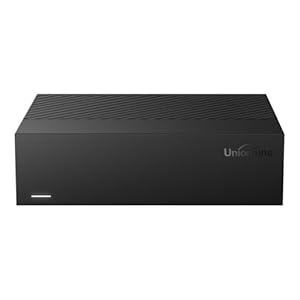 UnionSine 18TB Externe Festplatte, 3,5 Zoll USB 3.0 Backups HDD Tragbarefür für PC, Mac, TV, PS4, Schwarz HD3513