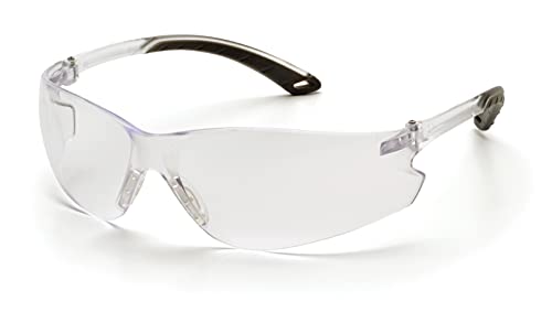 Pyramex Safety Itek S5810ST Safety Glasses with Anti-Fog Coating and Optimal Side Protection/Grey Lenses/Soft Arms