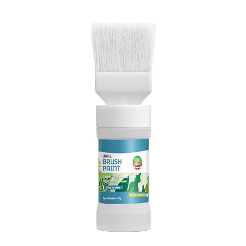 Pintura de retoque blanca, reparación de arañazos, pintura blanca, quitamanchas de secado rápido, kit de reparación de pared, cepillo de pintura para paredes, limpieza sin esfuerzo