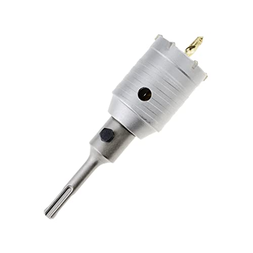 Concrete Hole Saw Wall Drill Bit - SDS Plus - Ø50mm Core bit for Hammer Drill Hole Cutter for Concrete, Masonry, Cement, Silicate Brick (50mm+110mm SDS Plus Adapter)