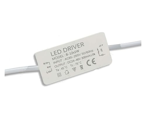 Transformateur LED 8-12W courant constant 300 mA pour spot de plafond