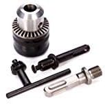 KROST 1.5-13 mm Capacity Spanner Drill Chuck Hammer Adapter with Key