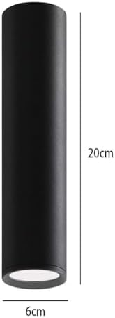 Modern 7W LED Cylindrical Spotlights - Ceiling-Mounted Hallway, Living Room & Bedroom Lighting, Stylish Fixtures for Retail & Clothing Stores (White)