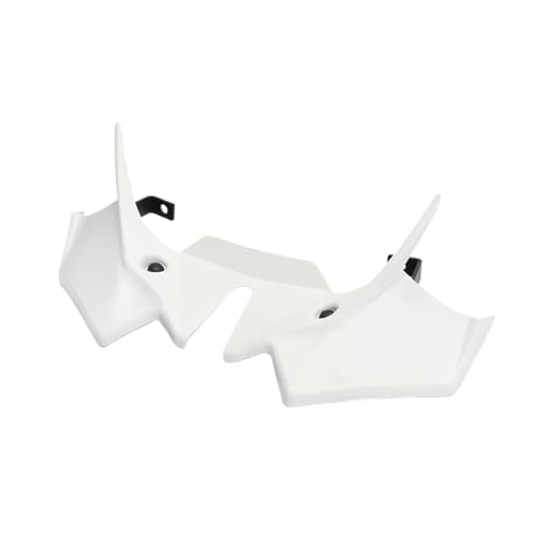 Aileron avant de moto blanc avec garniture protection aérodynamique Kawasaki Z650