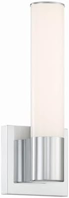 Minka Lavery 5071-77-L Vantage - 16W 1 LED Round Wall Sconce-14 Inches Tall and 5 Inches Wide, Finish Color: Chrome