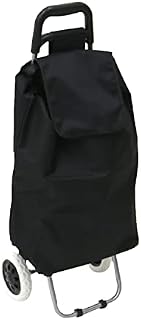 Oypla 2 Wheel Folding Shopping Trolley Bag Cart Market Laundry
