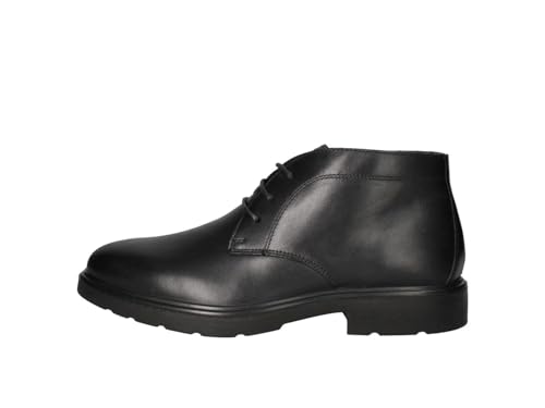 Polonais homme noir en cuir IGI&CO soulageant les pieds sensibles grâce à sa semelle amovible