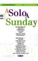 Paperback A Solo A Sunday Book